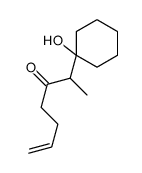 2-(1-hydroxycyclohexyl)hept-6-en-3-one Structure