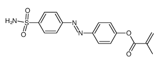 4-Sulfamoylphenylazophenylmethacrylat结构式