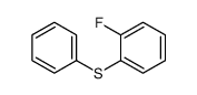 1-fluoro-2-phenylsulfanylbenzene结构式