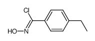 4-ethyl-N-hydroxybenzimidoyl chloride Structure