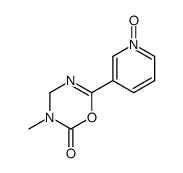 3-methyl-6-(1-oxidopyridin-1-ium-3-yl)-4H-1,3,5-oxadiazin-2-one Structure