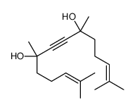 2,6,9,13-Tetramethyl-6,9-dihydroxy-2,12-tetradecadien-7-yne结构式