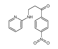 1-(4-nitrophenyl)-3-(pyridin-2-ylamino)propan-1-one Structure