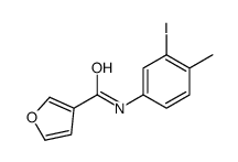 N-(3-iodo-4-methylphenyl)furan-3-carboxamide Structure