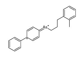 3-(2-methylphenyl)propyl-(4-phenylphenyl)arsenic Structure