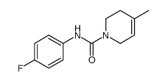 N-(4-fluorophenyl)-4-methyl-3,6-dihydro-2H-pyridine-1-carboxamide Structure