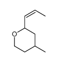 4-methyl-2-prop-1-enyloxane Structure