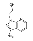 2-(3-aminopyrazolo[3,4-b]pyridin-1-yl)ethanol结构式