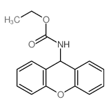 ethyl N-(9H-xanthen-9-yl)carbamate结构式