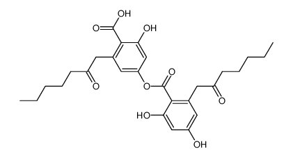 4-O-demethylmicrophyllinic acid结构式