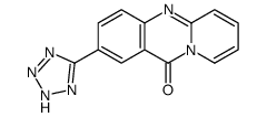 2-(2H-tetrazol-5-yl)pyrido[2,1-b]quinazolin-11-one结构式