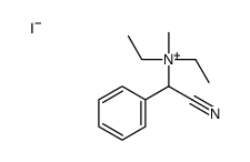 [cyano(phenyl)methyl]-diethyl-methylazanium,iodide Structure