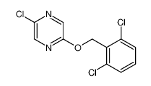 2-chloro-5-[(2,6-dichlorophenyl)methoxy]pyrazine Structure