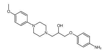 1-(4-aminophenoxy)-3-[4-(4-methoxyphenyl)piperazin-1-yl]propan-2-ol Structure