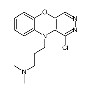 [3-(1-chloro-benzo[b]pyridazino[4,5-e][1,4]oxazin-10-yl)-propyl]-dimethyl-amine Structure