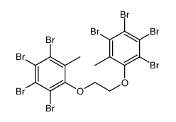 1,2,3,4-tetrabromo-5-methyl-6-[2-(2,3,4,5-tetrabromo-6-methylphenoxy)ethoxy]benzene Structure