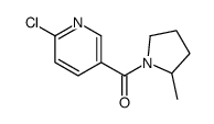 (6-chloropyridin-3-yl)-(2-methylpyrrolidin-1-yl)methanone Structure