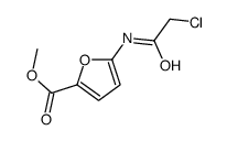 Methyl 5-[(chloroacetyl)amino]-2-furoate, Methyl 5-[(chloroacetyl)amino]furan-2-carboxylate结构式