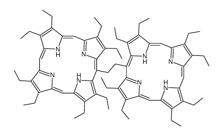 5,5'-(ethane-1,2-diyl)bis[2,3,7,8,12,13,17,18-octaethyl-21H,23H-porphyrin] Structure