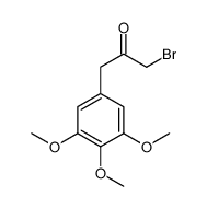 1-bromo-3-(3,4,5-trimethoxyphenyl)propan-2-one结构式