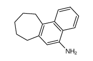 5-Amino-8.9.10.11-tetrahydro-7H-cyclohepta(a)naphthalin Structure