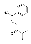 N-(3-bromo-2-oxobutyl)benzamide Structure