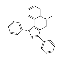 5-methyl-1,3-diphenyl-4H-pyrazolo[4,3-c]quinoline Structure