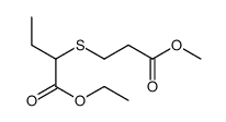 ethyl 2-(3-methoxy-3-oxopropyl)sulfanylbutanoate Structure