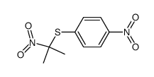 1-methyl-1-nitroethyl p-nitrophenyl sulphide Structure