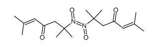 2,6,6,9,9,13-hexamethyl-7,8-diazatetradeca-2,7,12-triene-4,11-dione 7,8-dioxide Structure