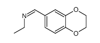 1-(2,3-dihydrobenzo[b][1,4]dioxin-6-yl)-N-ethylmethanimine结构式