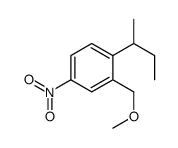 1-sec-butyl-2-(methoxymethyl)-4-nitrobenzene structure