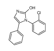 3-(2-chlorophenyl)-4-phenyl-1H-imidazol-2-one结构式