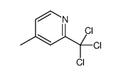 4-methyl-2-(trichloromethyl)pyridine Structure