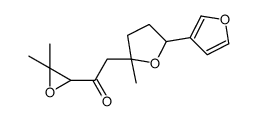 5-(3-Furyl)-2-methyl-2-[2-(3,3-dimethyloxiran-2-yl)-2-oxoethyl]tetrahydrofuran structure