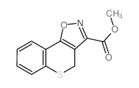 Methyl 4H-thiochromeno[3,4-d]isoxazole-3-carboxylate结构式