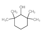 Cyclohexanol,2,2,6,6-tetramethyl- structure