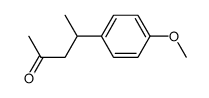 4-(4-methoxyphenyl)-2-pentanone Structure