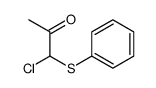 1-Chloro-1-(phenylthio)-2-propanone结构式