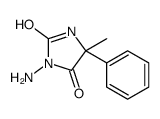 3-amino-5-methyl-5-phenylimidazolidine-2,4-dione Structure