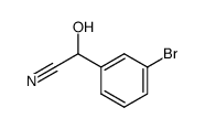 2-(3-bromophenyl)-2-hydroxyacetonitrile Structure