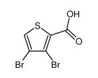 3,4-Dibromothiophene-2-carboxylic acid structure