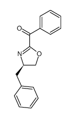 (4R)-2-benzoyl-4-benzyl-2-oxazoline结构式