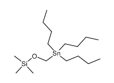 (Tributylstannylmethyl)(trimethylsilyl)ether Structure