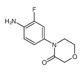 4-(4-amino-3-fluorophenyl)morpholin-3-one Structure