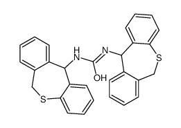 1,3-Bis(6,11-dihydrodibenzo(b,e)thiepin-11-yl)urea structure