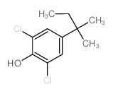 Phenol,2,6-dichloro-4-(1,1-dimethylpropyl)- Structure