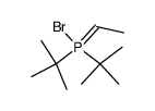 bromodi-tert-butyl(ethylidene)-l5-phosphane结构式
