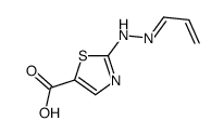 5-Thiazolecarboxylicacid,2-(2-propenylidenehydrazino)-(9CI) Structure