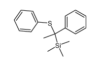 1-phenyl-1-phenylthio-1-trimethylsilylethane结构式